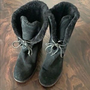 Ugg Boots with a block heel